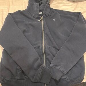 Abercrombie Navy Blue Zip-Up Jacket